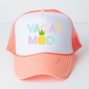 The Juniper Shop Vacay Mode Pineapple Youth Foam Trucker Hat - 1 of 2