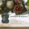 TackView 6 Ft Pre-Lit Christmas Garland with 20 Led Lights, Xmas Garland, Garland with Timer for Mantle Staircase Table Decoration - 4 of 4
