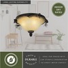 Vaxcel Sierra 3 - Light Flush Mount in  Black Walnut - 2 of 4