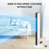 ROVSUN Smart Tower Fan, Bladeless Standing Floor Fan with Timer, 3 Speed & Oscillating with for Bedroom Home Office - 4 of 4