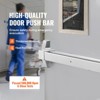 VEVOR Push Bar Door Locks, Carbon Steel Panic Bars for Exit Doors, with Exterior Lever and 3 Keys, Push Bar Panic Exit Device Door Hardware,Silver - 3 of 4