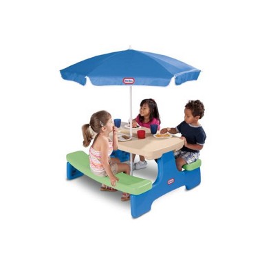 Photo 1 of Little Tikes Easy Store Jr. Play Table with Umbrella