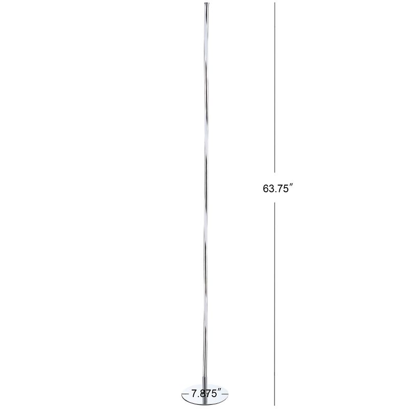 63.75" Pilar Floor Lamp (Includes Energy Efficient Light Bulb) - JONATHAN Y, 5 of 6