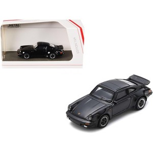 Porsche 911 (930) Turbo Black 1/64 Diecast Model Car by Schuco - 1 of 4
