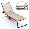 Ainfox Patio Lounge Chair Chaise Lounge for Patio, Beach, Pool - 3 of 4