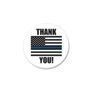 Beistle Thank You! Law Enforcement Button, 2", (6/Pkg) Multicolored - 1 of 4