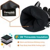 SUN CUBE Ski Gloves Men Women, Waterproof Thermal Winter Snow, 3M Thinsulate Pocket Cold Weather Outdoor Snowboard - 4 of 4