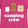 Girls' - Instant Message - Camping Crew Smores Fitted Short Sleeve Graphic T-Shirt - 2 of 4