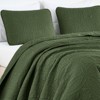 FIONECA Oversized 3 Piece Quilted Bedspread Set Includes Bedspread Matching Shams For Versatile Bedroom Styling - 4 of 4