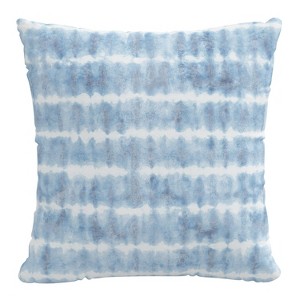 Jaipur Living 18"x18" Chalet Shibori Square Throw Pillow Blue : 20x20 Inch Polyester, Machine Washable Cloth Napkins - 1 of 4