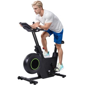 Magnetic Indoor Cycling Bike, 28lbs Flywheel Stationary Bike with Smart Knob Resistance, LCD Monitor & IPad Mount for Home Cardio - 1 of 4