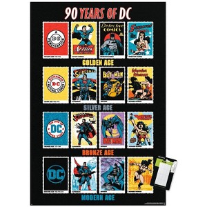 Trends International DC Comics 90th - 90 Years Of DC Unframed Wall Poster Prints - 1 of 4