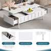 Lyngins Multifunctional Folding Coffee Table – 3 Modes (Coffee Table, Workstation, Dining Table), Lift-Top, Hidden Storage & Drawers, Center Table - 4 of 4