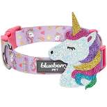 Blueberry Pet Dreamy Unicorn Adjustable Dog Collar with Detachable Unicorn