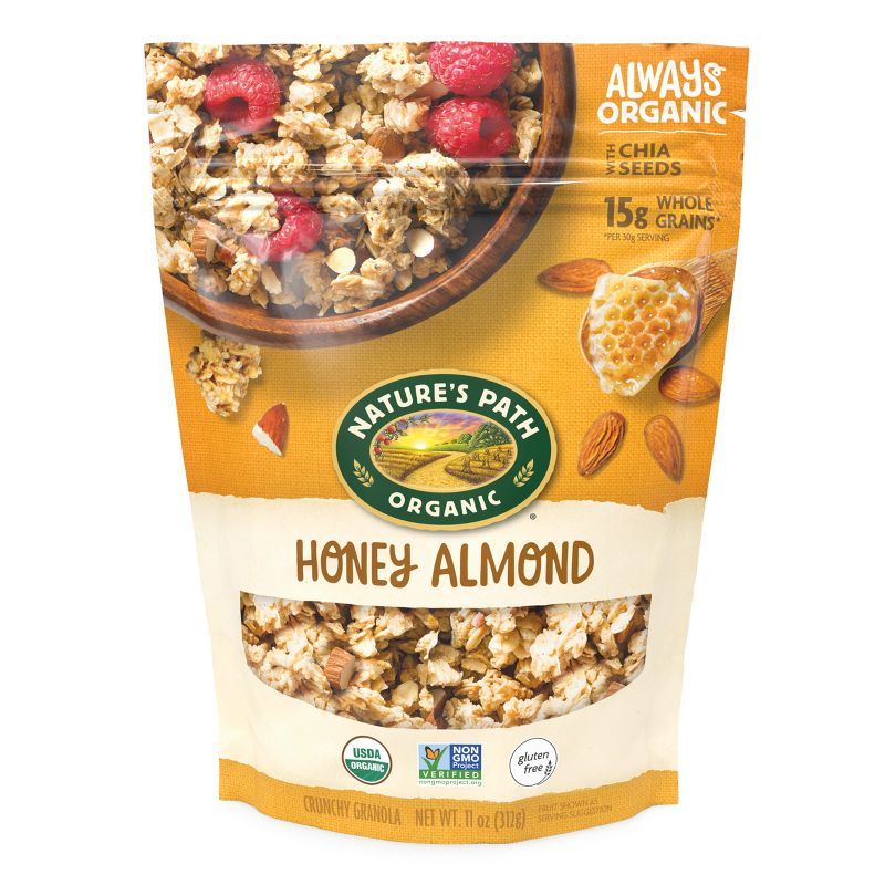 Nature&#39;s Path Organic Gluten Free Honey Almond Granola - 11oz, 1 of 7