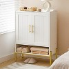 MaseiKar Shoe Cabinet, 5-Tier Shoe Storage Organizer with Doors, Wooden Shoe Cabinet Storage for Entryway, Freestanding Shoe Rack Cabinet - 3 of 4