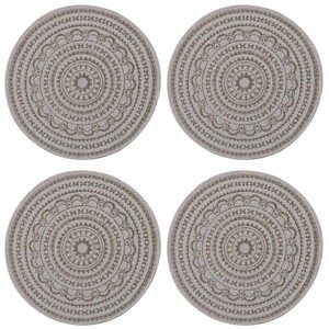 Split P Mushroom Zuri Medallion Printed Round Placemat Set of 4 - 1 of 4