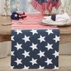 Saro Lifestyle Cotton Table Runner With American Flag Design - image 4 of 4