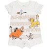 Disney Lion King Mickey Mouse Winnie the Pooh Nightmare Before Christmas Lilo & Stitch Baby Romper and Bucket Sun Hat Newborn to Infant - 2 of 4