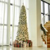 Whisen 9FT Prelit Artificial Christmas Tree with Realistic Branches, 550 LED Lights and 988 Tips - Green - 2 of 4