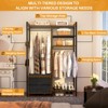 Aheaplus Garment Rack Heavy Duty Clothes Rack Free Standing Closet Organizer with Shelves and 2 hanging Rods - 4 of 4