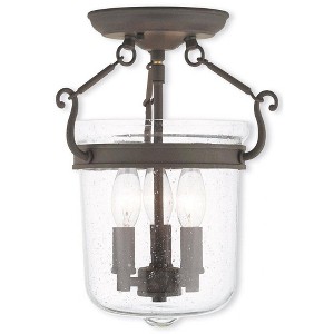 Livex Lighting Rockford 4 - Light Semi-Flush Mount in  Polished Nickel - 1 of 4