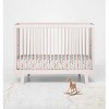 Bacati - Basketball Orange/Gray Muslin 100 percent Cotton Universal Baby US Standard Crib or Toddler Bed Fitted Sheet - 4 of 4