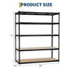Garage Storage Shelves 5 Tiers, Heavy Duty Storage Shelving Racks with 2500 Lbs Capacity, Metal Adjustable Shelving Unit for Kitchen Pantry Basement - 2 of 4
