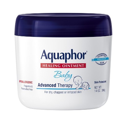 Image of Aquaphor Baby Healing Ointment Advanced Therapy Skin Protectant - Dry Skin and Diaper Rash Ointment Jar - 14oz