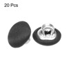 Unique Bargains Blouses Sweater Round Aluminum Cotton Fabric Cloth Covered Buttons 10 Pcs - 3 of 4