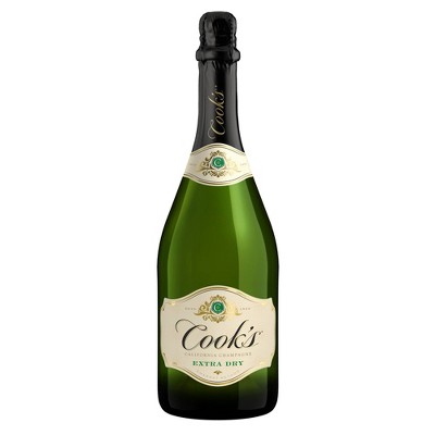 Cook's California Champagne Extra Dry White Sparkling Wine - 750ml Bottle