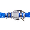 Syemin Drip Irrigation 50Ft Pool Backwash Hose, Heavy Duty Lay Flat Water Discharge Pump Hoses For Swimming Drain Pools, Blue, 1.5"*1.5"*1.5" - 4 of 4