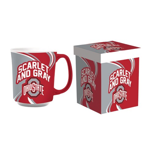 Ncaa Ohio State Buckeyes 12oz Ceramic Coffee Mug - Black : Target