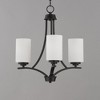 Maxim Lighting Deven 3 - Light Chandelier in  Black - 2 of 3