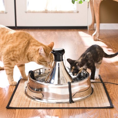 Stainless Steel Automatic Pet Water Fountain with Adjustable Flow