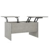 vidaXL Coffee Table Concrete Grey Engineered Wood Medium - 2 of 4