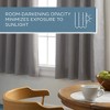 TOWN & COUNTRY BASICS Bertram Solid Linen Texture Indoor Curtains - 4 of 4