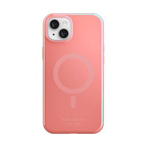 Kate Spade New York Apple iPhone 14 Plus Protective Hardshell Case with MagSafe - Grapefruit Soda