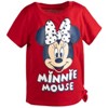 Disney Minnie Mouse Girls T-Shirt and Bike Shorts Outfit Set Toddler - 3 of 4