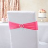 Juvale 50 Pack Pink Chair Sashes for Wedding Reception, Baby Shower, Birthday Party, Fits 13.5- to 16.5-Inch Chair Backs - 2 of 4