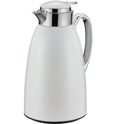 Cilio "Venezia" Insulated Server, glass liner, White, 34 fl. oz.