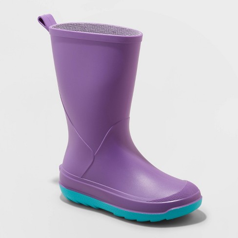 Childrens hot sale purple boots