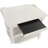 PAGED Wooden Nightstand with Drawer and Open Shelf, Modern End Table Bedside Storage Cabinet for Bedroom, Living Room - 3 of 4
