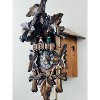 One Day Musical Cuckoo Clock – 14" Dancers, Five Hand-carved Maple Leaves & One Bird – Traditional Design By River City Clocks - 3 of 4