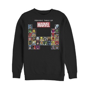 Men's Marvel Periodic Table of Heroes Sweatshirt - 1 of 3