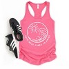 Simply Sage Market Happiness Comes In Waves Circle Racerback Tank - 4 of 4