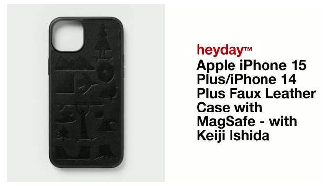 Apple iPhone 15 Plus/iPhone 14 Plus Faux Leather Case with MagSafe - heyday&#8482; with Keiji Ishida, 2 of 6, play video