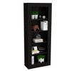 VYNXARIA Vertical Bookcase with 5 Open Shelves - Modern Black Storage Solution - 3 of 4
