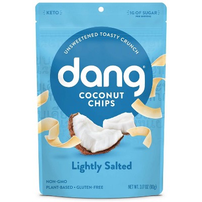 Photo 1 of Dang Lightly Salted Coconut Chips - 3.17oz 2 pack