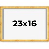 PosterPalooza | Minimalist Shadow Box Gold Picture Frame - UV Acrylic, Backing Board, Hanging Hardware - 2 of 4